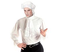 W WIDMANN MILANO Chemise vampire avec jabot - Blanc M/L