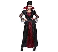 W WIDMANN MILANO Party Fashion - costume de vampire, robe, collier, suceuse de sang, Halloween