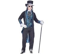 Widmann Costume Victorian Vampire Veste & gilet, chemise et jabot, pantalon, chapeau Taille M Diff