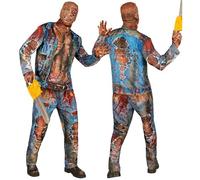 W WIDMANN MILANO Party Fashion - Costume de zombie avec masque, homme, tenue complète pour Halloween et carnaval