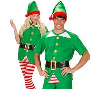 W WIDMANN MILANO Party Fashion - Costume elfe, assistant du Père Noël, elfes de Noël, déguisements de carnaval