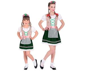 W WIDMANN MILANO Party Fashion - Costume d'enfant « Bavarienne » | Dirndl avec serre-tête, robe traditionnelle pour les fêtes populaires, la fête de la bière et le carnaval