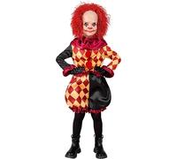 W WIDMANN MILANO Party Fashion - Costume d'enfant Clown d'horreur, costume d'Halloween pour enfants, costumes de carnaval, carnaval