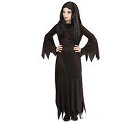 Widmann Costume enfant Mortisia – robe de sorcière Halloween