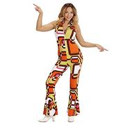 W WIDMANN MILANO Party Fashion - Costume des années 70 Combinaison, Disco Fever, Dancing Queen, costumes de carnaval