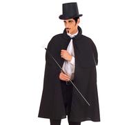 W WIDMANN MILANO Party Fashion - Costume Détective, Cape avec pèlerine, Espion, Cape, Fête à thème, Carnaval