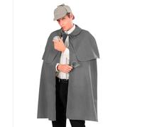 W WIDMANN MILANO Party Fashion - Costume Détective, Cape avec pèlerine, Espion, Cape, Fête à thème, Carnaval