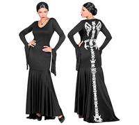 W WIDMANN MILANO Party Fashion - Costume d'extraterrestre, robe avec impression d'os, squelette, Halloween