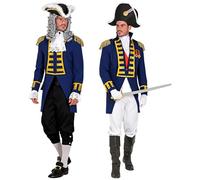 W WIDMANN MILANO Party Fashion - Costume d'homme uniforme de garde, frac de parade pour pirates, directeurs de cirque, animateurs de spectacle et rock stars