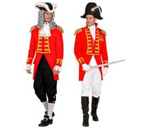 W WIDMANN MILANO Party Fashion - Costume d'homme uniforme de garde, frac de parade pour pirates, directeurs de cirque, animateurs de spectacle et rock stars