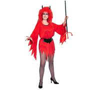 W WIDMANN MILANO Party Fashion - Costume Diable, Robe, Démon, Enfer, Costumes de Carnaval, Halloween