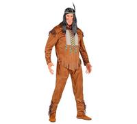 Widmann Native Indian (Coat, Pants, Headband) (L) Brown