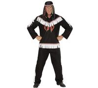 W WIDMANN MILANO Party Fashion - Costume d'indien, haut, pantalon, bandeau, soirée à thème Far West