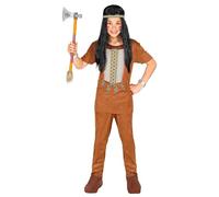 W WIDMANN MILANO Party Fashion - Costume d'indien pour enfant, haut, pantalon, bandeau, Far West, soirée à thème