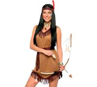 W WIDMANN MILANO Costume de carnaval Party Fashion – Indien, Robe, Far West, Fille de chef
