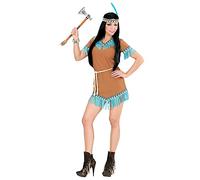 W WIDMANN MILANO Party Fashion - Costume d'Indienne, robe, ceinture, bandeau, Far West