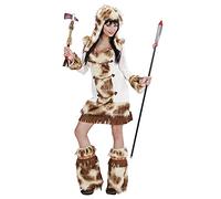 W WIDMANN MILANO Party Fashion - Costume d'indienne Weeko, robe, capuche, jambières, esquimau, inuit, carnaval