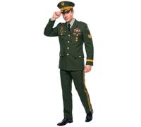W WIDMANN MILANO Party Fashion - Costume d'uniforme pour homme | Ensemble 3 pièces comprenant une veste, un pantalon et une casquette pour costumes de pilote ou de capitaine