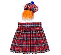 Widmann Déguisement SCOTSMAN – kilt et chapeau avec cheveux
