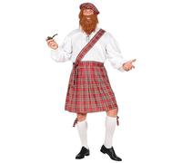 W WIDMANN MILANO Party Fashion - Costume Ecossais insolent, kilt, jupe écossaise, Écosse, Mardi gras