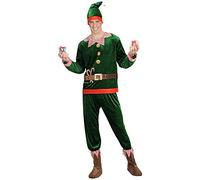 W WIDMANN MILANO Party Fashion - Costume elfe assistant du Père Noël, Noël, lutin, carnaval