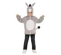 W WIDMANN MILANO Party Fashion - Costume enfant âne en peluche, Costumes animaux, Costumes de carnaval, Gris