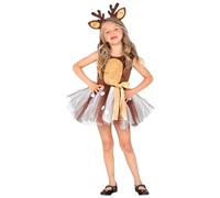W WIDMANN MILANO Party Fashion - Costume enfant animal, robe avec tutu, serre-tête, costume animalier, déguisements de carnaval