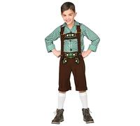 W WIDMANN MILANO Party Fashion - Costume enfant bavarois, chemise, pantalon traditionnel, fête de la bière, fête populaire, déguisements de carnaval