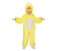 W WIDMANN MILANO Party Fashion - Costume enfant canard, combinaison en peluche avec capuche, costume animal, poussin