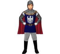 W WIDMANN MILANO Party Fashion - Costume enfant chevalier, prince, roi, médiéval, guerrier