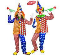 W WIDMANN MILANO Party Fashion - Costume enfant clown, cirque, rigolo, déguisements de carnaval