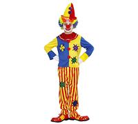 W WIDMANN MILANO Party Fashion - Costume enfant clown, haut et pantalon, arlequin, cirque, oiseau de plaisir, déguisements de carnaval