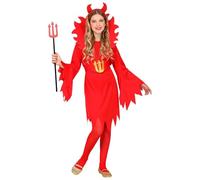 W WIDMANN MILANO Party Fashion - Costume enfant diable, robe, démon, enfer, déguisements de carnaval