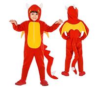 W WIDMANN MILANO Party Fashion - Costume enfant dragon, dinosaure, cracheur de feu, costume d'animal, carnaval