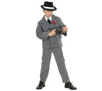 W WIDMANN MILANO Party Fashion - Costume enfant Gangster, Mafia Boss, déguisements de carnaval