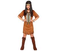 W WIDMANN MILANO Party Fashion - Costume enfant indienne, robe, costume western, fille de chef, déguisements de carnaval