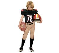 W WIDMANN MILANO Party Fashion - Costume pour enfants joueur de football américain, sportif, lycée, fête à thème, costumes de carnaval