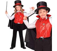W WIDMANN MILANO Party Fashion - Costume enfant sorcier pour garçons et filles, magicien, déguisement Halloween, carnaval