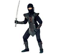 W WIDMANN MILANO Party Fashion - Costume enfant Ninja, Samouraï, Guerrier Kung Fu, Combattant japonais, Costumes de Carnaval