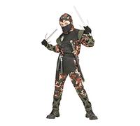 W WIDMANN MILANO Party Fashion - Costume enfant Ninja soldat, guerrier japonais, carnaval