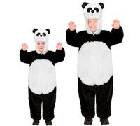 W WIDMANN MILANO Party Fashion - Costume enfant panda, combinaison peluche, costume animalier, déguisements de carnaval