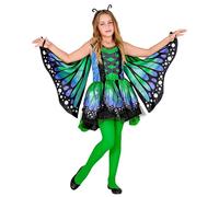 W WIDMANN MILANO Party Fashion - Costume enfant papillon, robe avec tutu, ailes, costume animalier, déguisements de carnaval