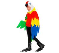 W WIDMANN MILANO Party Fashion - Costume enfant perroquet, oiseau, costume animal, costumes de carnaval, soirée à thème
