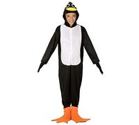 W WIDMANN MILANO Party Fashion - Costume enfant pingouin, combinaison avec capuche, pôle Sud, Antarctique, Carnaval