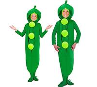 W WIDMANN MILANO Party Fashion - Costume enfant pois, légumes, vert, Costumes de carnaval
