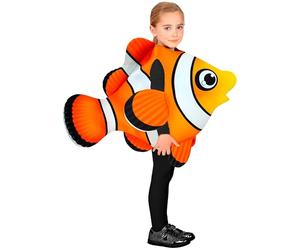 W WIDMANN MILANO Party Fashion - Costume enfant poisson tropical, combinaison, poisson clown, monde sous-marin