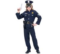 W WIDMANN MILANO Party Fashion - Costume enfant policier, flic, uniforme de police, déguisements de carnaval