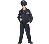 W WIDMANN MILANO Party Fashion - Costume enfant policier, profession, homme de loi, uniforme, carnaval