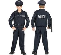 W WIDMANN MILANO Party Fashion - Costume enfant policier, uniforme, homme de loi, sergent, déguisements de carnaval