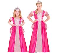 W WIDMANN MILANO Party Fashion - Costume enfant princesse, robe et tiare, reine, conte de fées, costume de carnaval